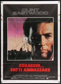3g555 SUDDEN IMPACT Italian 1p '84 Clint Eastwood is at it again as Dirty Harry, great image!