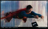 3g044 SUPERMAN 36x60 soundtrack poster '78 c/u of comic book hero Christopher Reeve in flight!