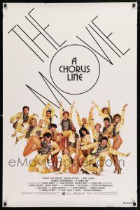 3h122 CHORUS LINE 1sh '85 cool Patrick Demarchelier photo of New York City Broadway group!