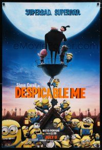 3h162 DESPICABLE ME advance DS 1sh '10 Steve Carell, cute CGI, superbad, superdad!