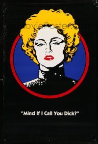 3h164 DICK TRACY teaser 1sh '90 art of Madonna as Breathless Mahoney, Mind if I call you Dick