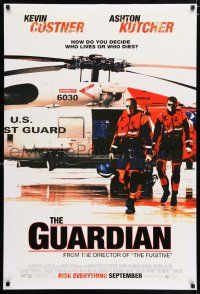 3h315 GUARDIAN advance DS 1sh '06 Kevin Costner, Ashton Kutcher, Coast Guard!