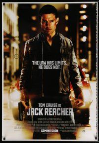 3h401 JACK REACHER printer's test advance 1sh '12 great image of Tom Cruise, he has no limits!