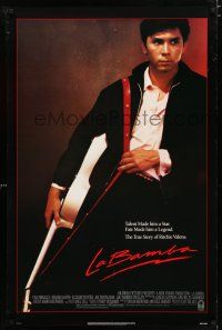 3h428 LA BAMBA 1sh '87 rock and roll, Lou Diamond Phillips as Ritchie Valens!