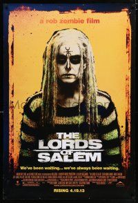 3h469 LORDS OF SALEM yellow advance DS 1sh '13 directed by Rob Zombie, cool creepy image!