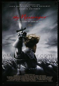 3h496 MESSENGER DS 1sh '99 directed by Luc Besson, Milla Jovovich as Joan of Arc in battle!