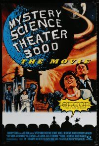 3h517 MYSTERY SCIENCE THEATER 3000: THE MOVIE DS 1sh '96 MST3K, art from 