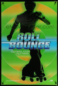 3h643 ROLL BOUNCE teaser 1sh '05 Bow Wow, Chi McBride, cool roller skating disco art!