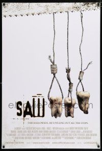 3h656 SAW III advance DS 1sh '06 Tobin Bell as Jigsaw, pulling out all of the stops!