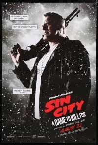 3h680 SIN CITY A DAME TO KILL FOR teaser DS 1sh '14 Mickey Rourke as Marv, he means no harm!