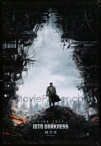 3h717 STAR TREK INTO DARKNESS teaser DS 1sh '13 cool image of rubble & Benedict Cumberbatch!