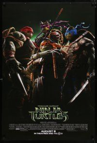 3h759 TEENAGE MUTANT NINJA TURTLES advance DS 1sh '14 amphibian sci-fi fantasy martial arts!