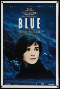 3h772 THREE COLORS: BLUE 1sh '93 Juliette Binoche, part of Krzysztof Kieslowski's trilogy!