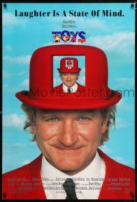 3h785 TOYS 1sh '92 Robin Williams, Joan Cusack, directed by Barry Levinson!