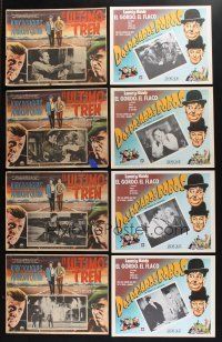3j029 LOT OF 39 MEXICAN LOBBY CARDS '39 great scenes from a variety of different movies!