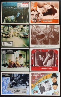 3j031 LOT OF 17 MEXICAN LOBBY CARDS '50s-70s great images from a variety of different movies!