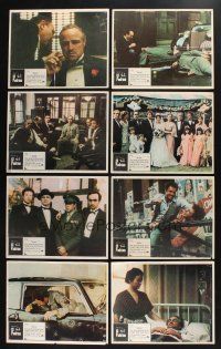 3j032 LOT OF 16 MEXICAN LOBBY CARDS FROM THE GODFATHER PART 1 AND 2 '70s classic images!