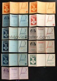 3j036 LOT OF 11 PHOEBUS THEATER GERMAN PROGRAMS '27 great images & info from then-current movies!