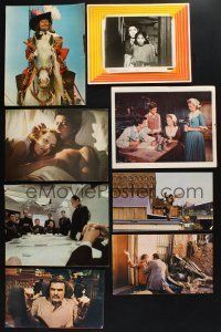 3j046 LOT OF 16 COLOR OVERSIZE STILLS '50s-80s great images from a variety of different movies!