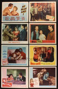 3j076 LOT OF 189 LOBBY CARDS '48 - '75 a variety of scenes from 43 different movies!