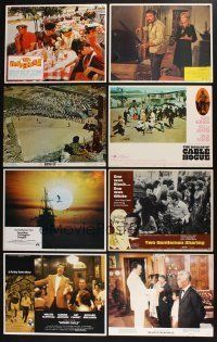 3j078 LOT OF 72 LOBBY CARDS '60s-80s great images from a variety of different movies!