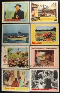 3j079 LOT OF 68 LOBBY CARDS '50s-80s great images from a variety of different movies!