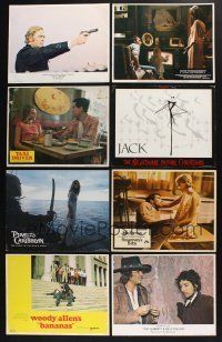 3j088 LOT OF 49 LOBBY CARDS '70s-90s great images from a variety of different movies!