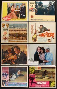 3j090 LOT OF 45 #1 LOBBY CARDS '50s-90s great images from a variety of different movies!