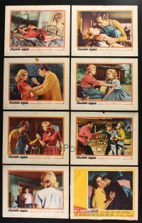 3j092 LOT OF 40 LOBBY CARDS '50s-60s great scenes from a variety of different movies!