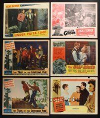 3j109 LOT OF 10 WESTERN LOBBY CARDS '40s-50s great scenes from a variety of movies!