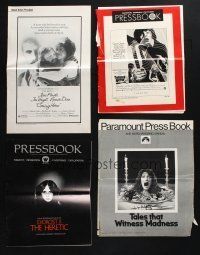 3j119 LOT OF 42 UNCUT PRESSBOOKS '60s-70s great advertising images from a variety of movies!