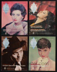 3j165 LOT OF 42 AMC MAGAZINES '90s filled with images & information about movies & stars!