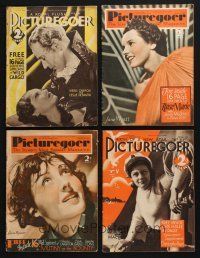 3j195 LOT OF 6 ENGLISH MOVIE MAGAZINES '30s great images & information about movies & stars!