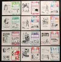 3j284 LOT OF 12 LOCAL THEATER HERALDS '30s cool advertising from a variety of different movies!