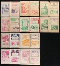 3j285 LOT OF 10 LOCAL THEATER HERALDS '30s advertising from a variety of different movies!