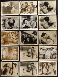 3j303 LOT OF 17 8X10 STILLS '40s-50s great scenes from a variety of different movies!