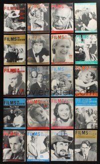 3j356 LOT OF 27 FILMS IN REVIEW 1982-84 MAGAZINES '80s images & info from a variety of movies!