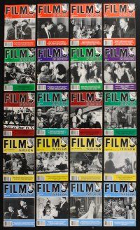 3j359 LOT OF 20 FILMS IN REVIEW 1988-89 MAGAZINES '80s filled with movie images & information!