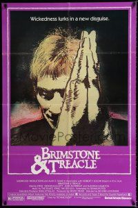 3k101 BRIMSTONE & TREACLE 1sh '82 Richard Loncraine directed thriller, art of Sting!