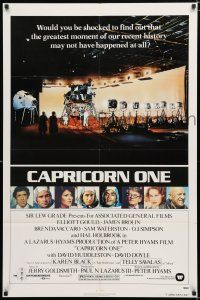 3k122 CAPRICORN ONE 1sh '78 Elliott Gould, O.J. Simpson, the $30 billion dollar hoax!