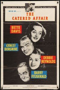 3k133 CATERED AFFAIR 1sh '56 Debbie Reynolds, Bette Davis, Ernest Borgnine, Barry Fitzgerald