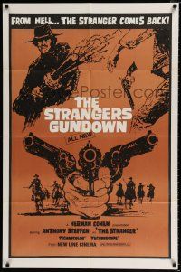3k220 DJANGO THE BASTARD 1sh '69 Sergio Garrone spaghetti western, The Strangers Gundown!