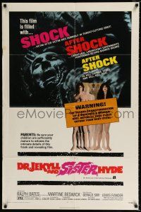 3k231 DR. JEKYLL & SISTER HYDE 1sh '72 sexual transformation of man to woman actually takes place!
