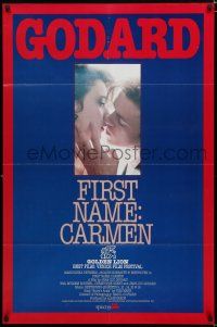 3k291 FIRST NAME: CARMEN 1sh '83 Jean-Luc Godard directed, sexy Maruschka Detmers, Bonnafe!