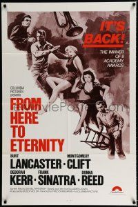 3k316 FROM HERE TO ETERNITY 1sh R78 Burt Lancaster, Kerr, Frank Sinatra, Donna Reed,Montgomery Clift
