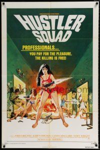 3k392 HUSTLER SQUAD 1sh '76 sexiest killer babes, you pay for the pleasure, the killing is free!