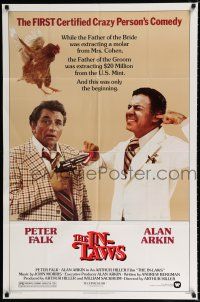 3k410 IN-LAWS 1sh '79 classic Peter Falk & Alan Arkin screwball comedy!