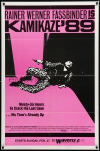 3k444 KAMIKAZE '89 1sh '83 Rainer Werner Fassbinder w/gun, his time's already up!