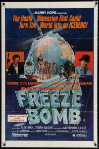 3k447 KILL FACTOR 1sh '78 art of Jim Kelly, George Lazenby, Harold Odd Job Sakata, Freeze Bomb!