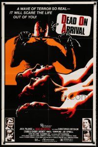 3k638 ONE MAN JURY 1sh '78 cool different art of killer about to torture his victims!